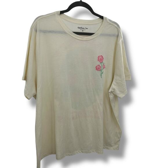 Macy's Rebellious One Radiate Kindness Graphic T-Shirt Plus Size 3X Boho Magic - Picture 2 of 8